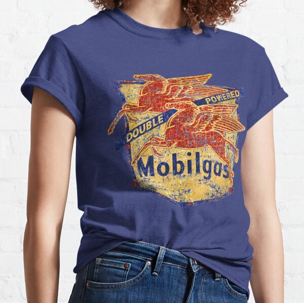 Double Powered Pegasus vintage Mobilgas sign Classic T-Shirt