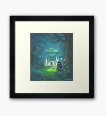The Forest Temple Framed Print