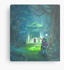 Der Wald Tempel Metallbild