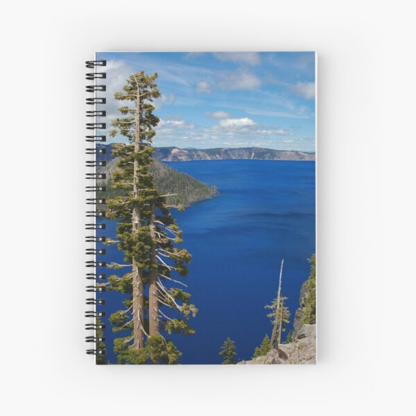 Crater Blue Spiral Notebook
