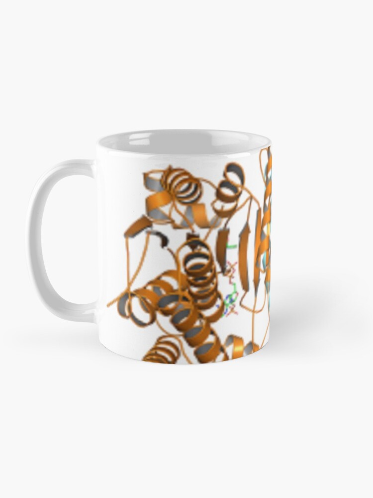 Alternate view of #Enzyme #Informatics, #EnzymeInformatics, particle #chemistry medicine biology science biochemistry shape chemical Mug