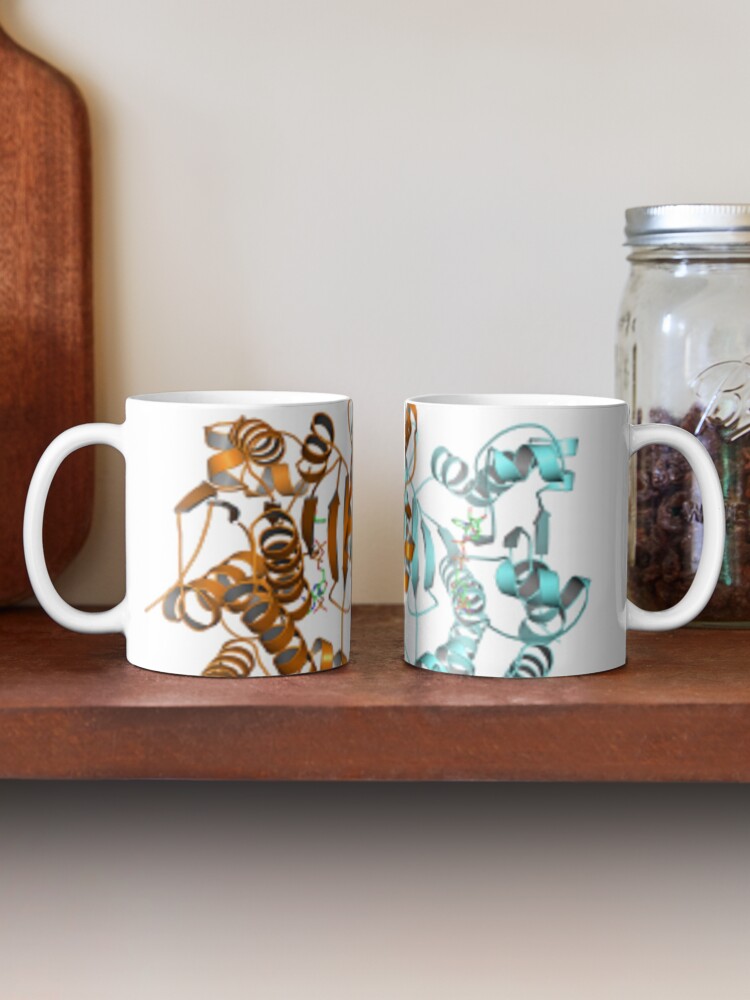 Alternate view of #Enzyme #Informatics, #EnzymeInformatics, particle #chemistry medicine biology science biochemistry shape chemical Mug