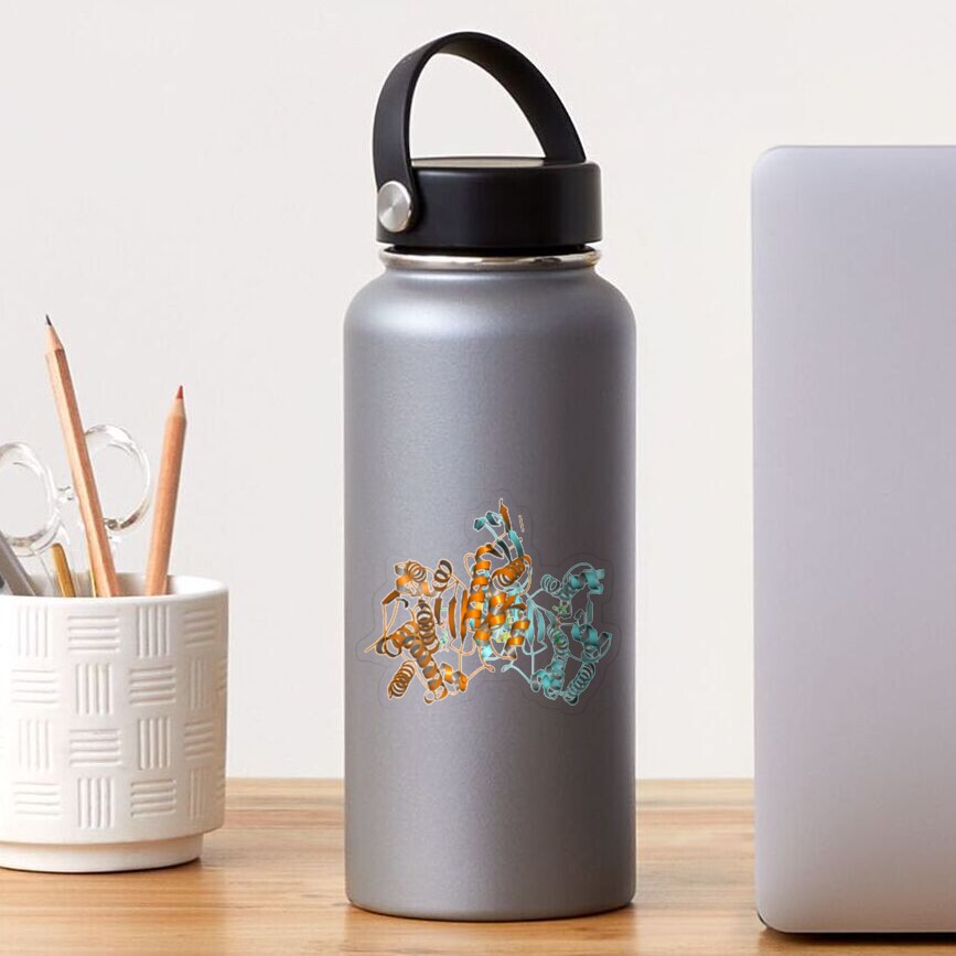 #Enzyme #Informatics, #EnzymeInformatics, particle #chemistry medicine biology science biochemistry shape chemical Sticker