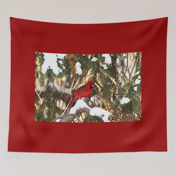 Item preview, Northern Cardinal In Winter designed and sold by Deb Oppermann.