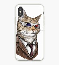 10th Doctor Mew 3D Glasses iPhone Case