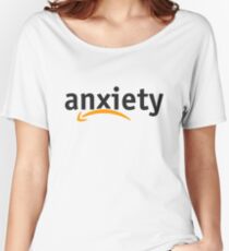Anxiety Amazon Logo Relaxed Fit T-Shirt