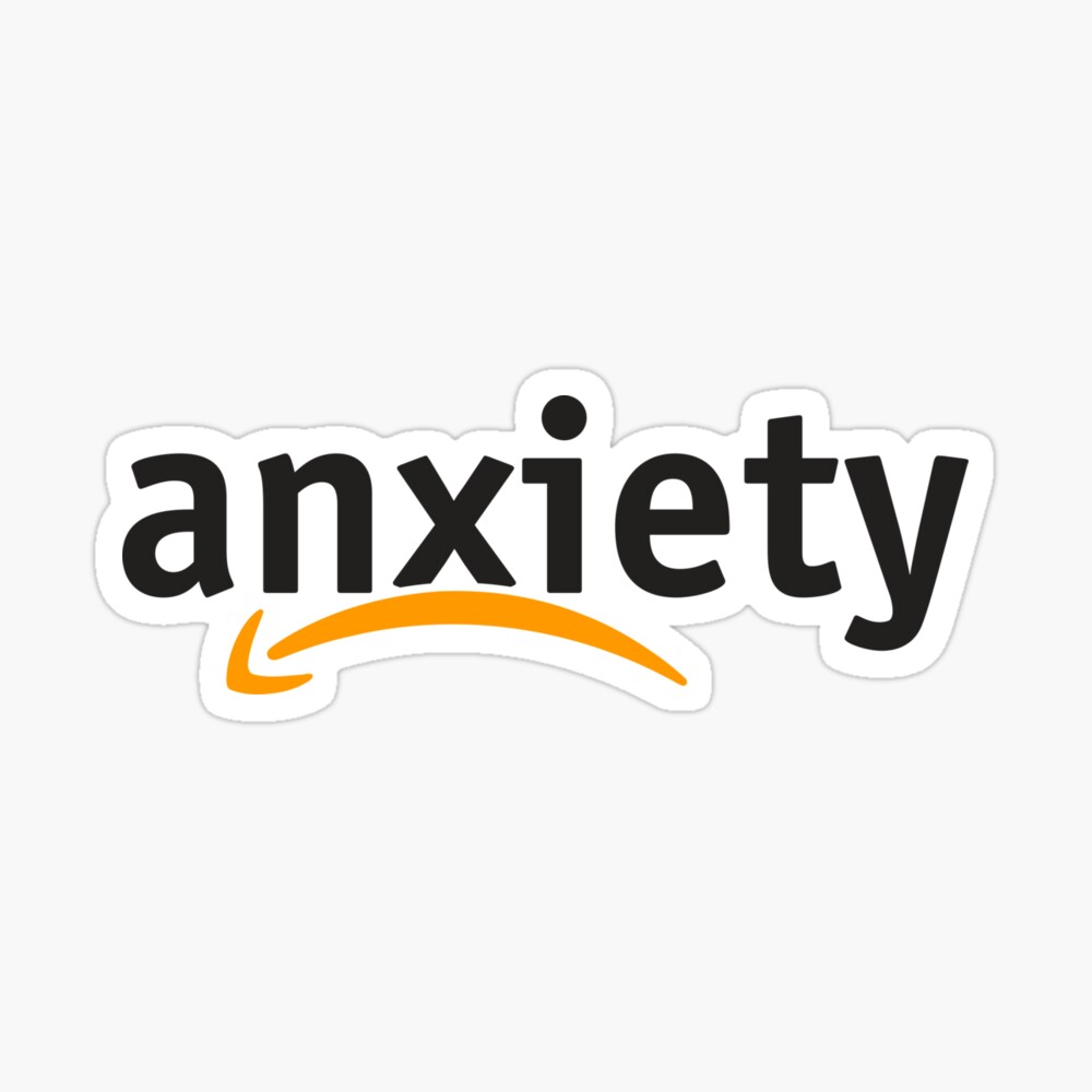 Anxiety Amazon Logo Art Board Print By Xdeluxe Redbubble