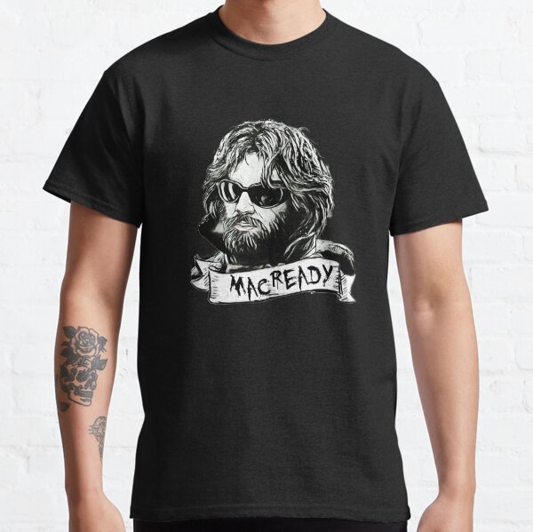 The Thing R.J MacReady Kurt Russell Movie T Shirt Hoodie The Thing R.J MacReady Kurt Russell Movie T Shirt Hoodie