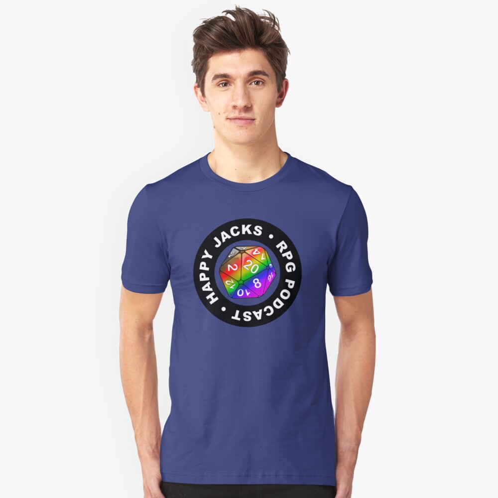 Happy Jacks Rainbow Logo Slim Fit T-Shirt