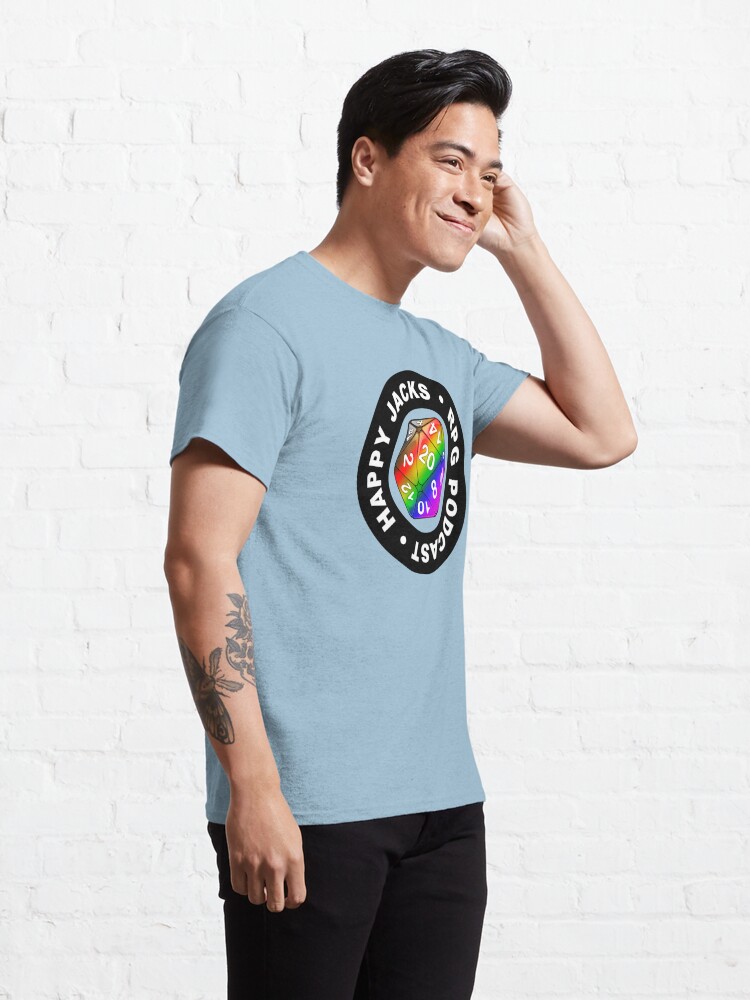 Alternate view of Happy Jacks Rainbow Logo Classic T-Shirt
