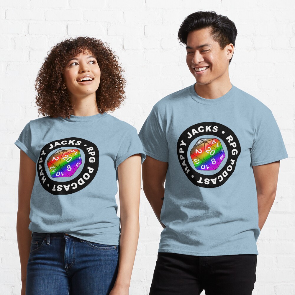 Happy Jacks Rainbow Logo Classic T-Shirt