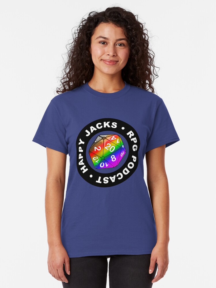 Alternate view of Happy Jacks Rainbow Logo Classic T-Shirt