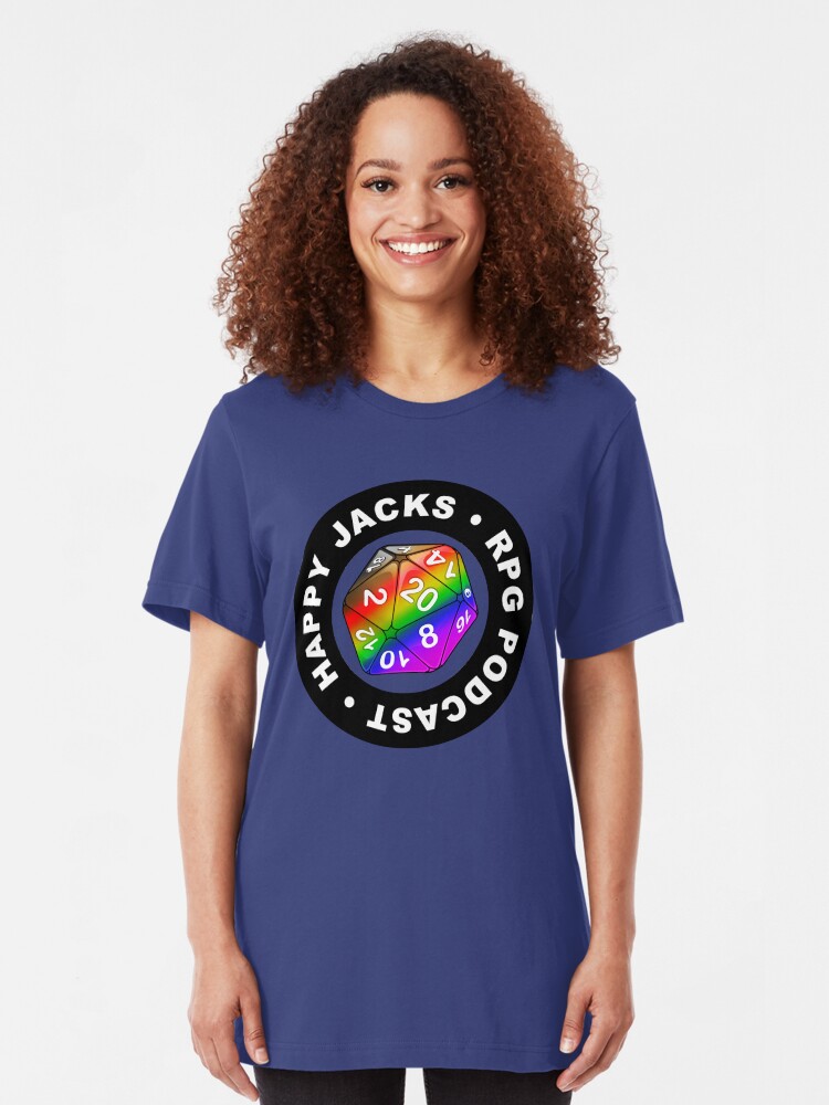 Alternate view of Happy Jacks Rainbow Logo Slim Fit T-Shirt