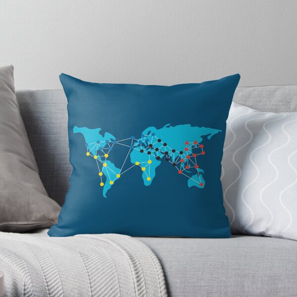 Pandemia Boardgames Throw Pillow