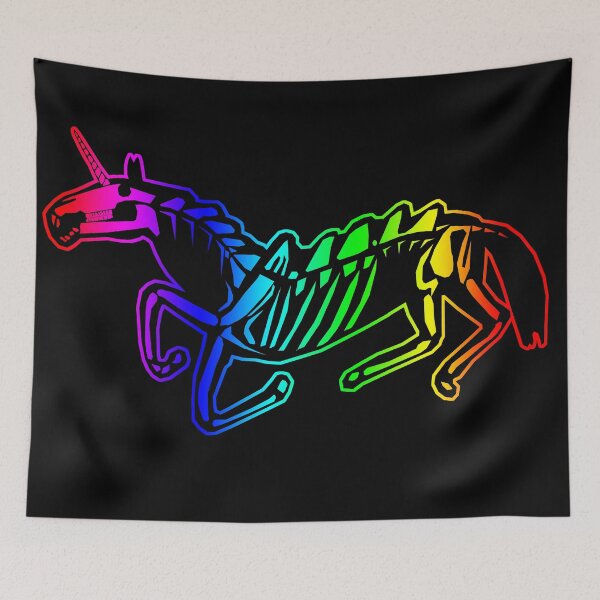 Item preview, Skelicorn Tribal art Rainbow designed and sold by OctaviousRex197.