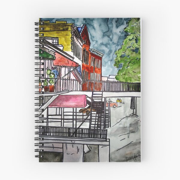 Item preview, Savannah River Street 3 cityscape painting designed and sold by derekmccrea.