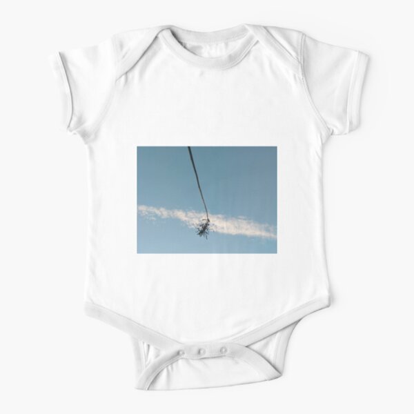 #sky #airplane #helicopter #outdoors #military #winter #landscape #wind #nature #horizontal #airvehicle #flying #nopeople #commercialairplane #day #aerospaceindustry #motion #travel #nonurbanscene Short Sleeve Baby One-Piece