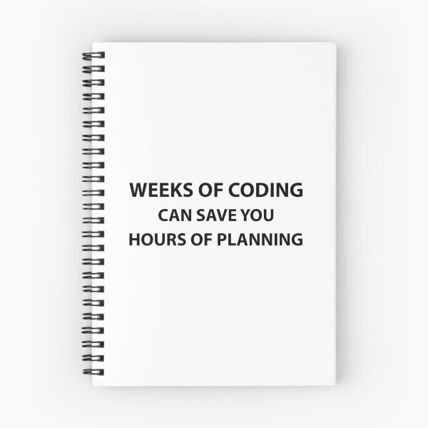 Item preview, Weeks of coding can save you hours of planning. designed and sold by Evelyus.