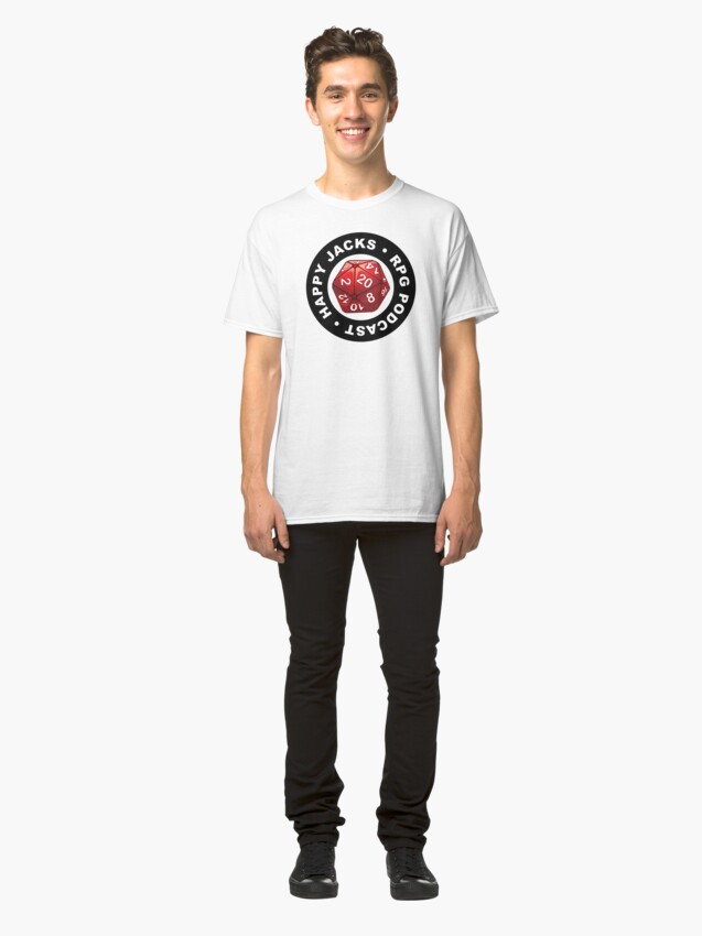 Alternate view of Happy Jacks RPG Logo Classic T-Shirt