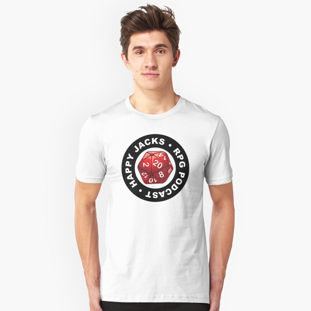 Happy Jacks RPG Logo Slim Fit T-Shirt