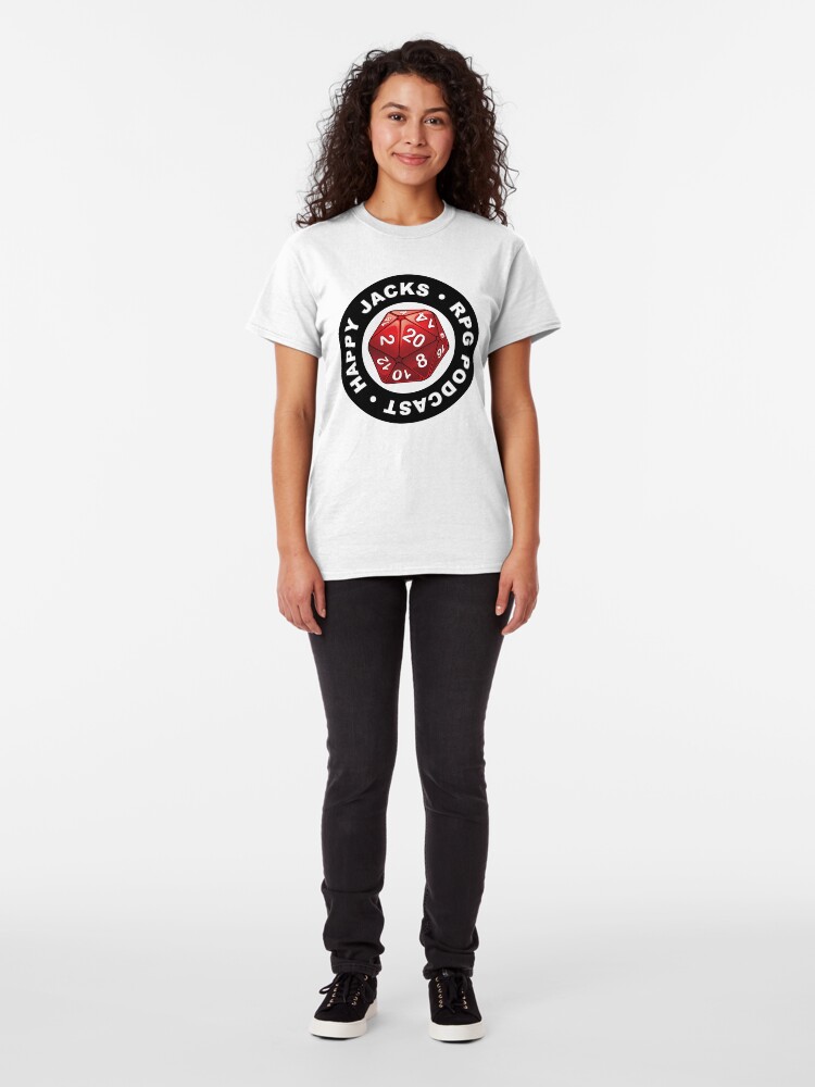 Alternate view of Happy Jacks RPG Logo Classic T-Shirt