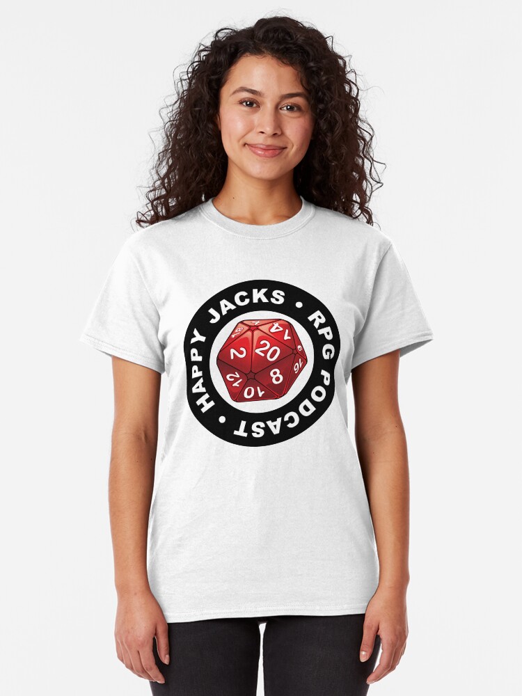 Alternate view of Happy Jacks RPG Logo Classic T-Shirt
