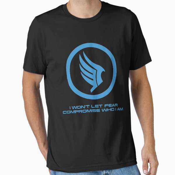 Vista previa del artículo con la obra «Cita de Paragon del comandante Shepard de Mass Effect», diseñado y vendido por surik-.