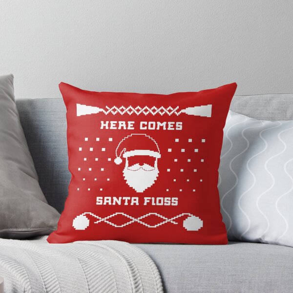 Item preview, Ugly Christmas Sweater - Santa Floss designed and sold by oddgoosedesigns.