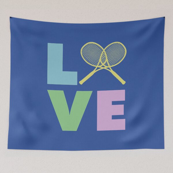 Aperçu de l'œuvre Cadeaux d'amour de tennis pour l'entraîneur, le joueur, l'équipe créée et vendue par sparkpress.