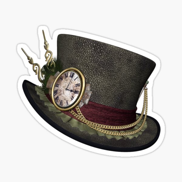 Steampunk top caliente Pegatina
