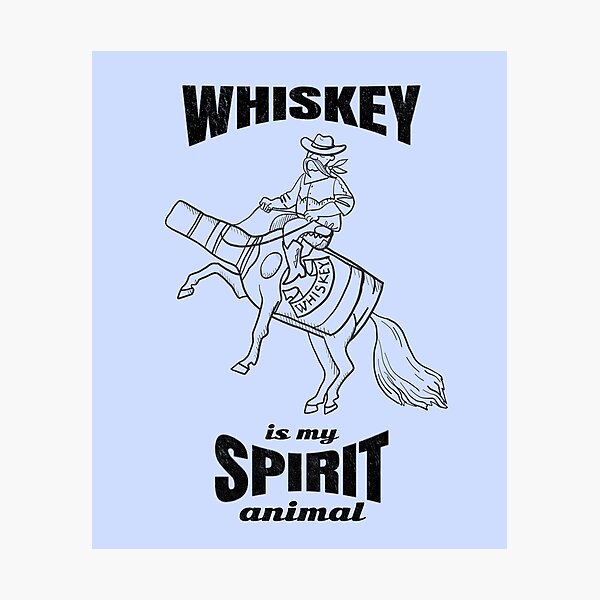 Item preview, Whiskey Is My Spirit Animal - Funny Whiskey Drinker Gift designed and sold by MemWear.