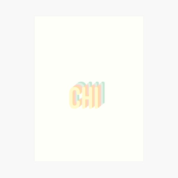 Chi Rainbow 3D Art Print