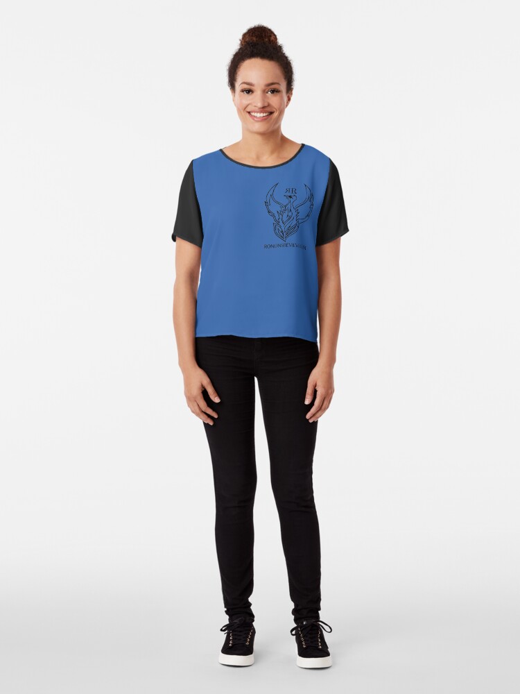 Alternate view of Ronon's Reviews Official Merch Chiffon Top