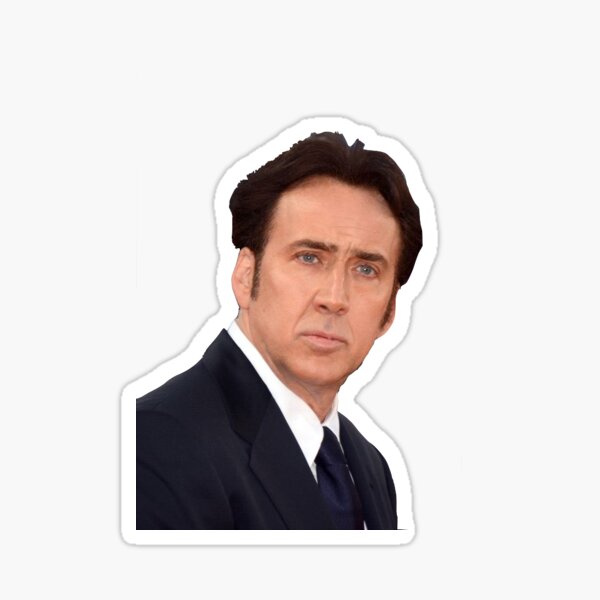 Item preview, nicolas cage designed and sold by Moshpit Mafia.