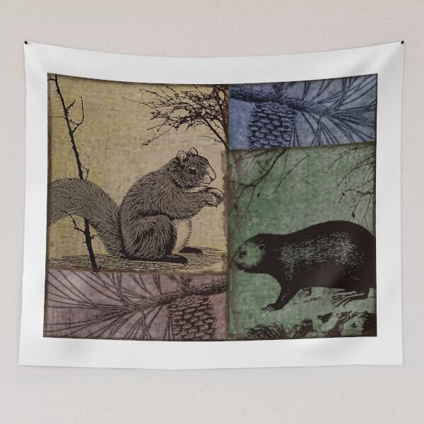 Item preview, Wild Game Patchwork VIII designed and sold by Sasha Art Gallery.