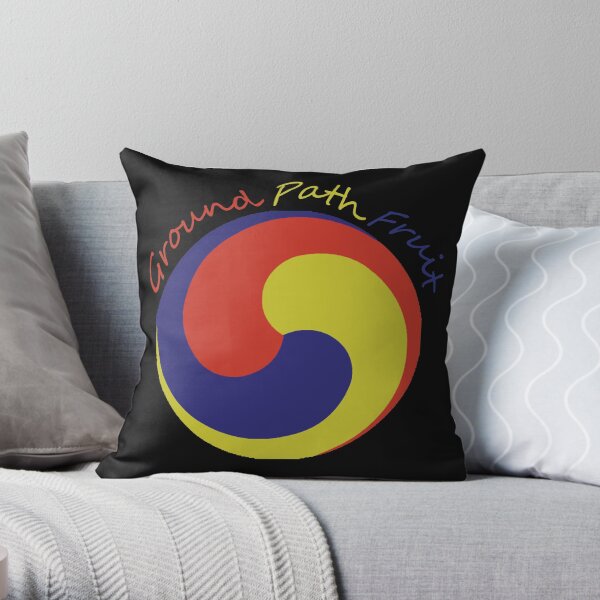 Ground Path Fruit Throw Pillow