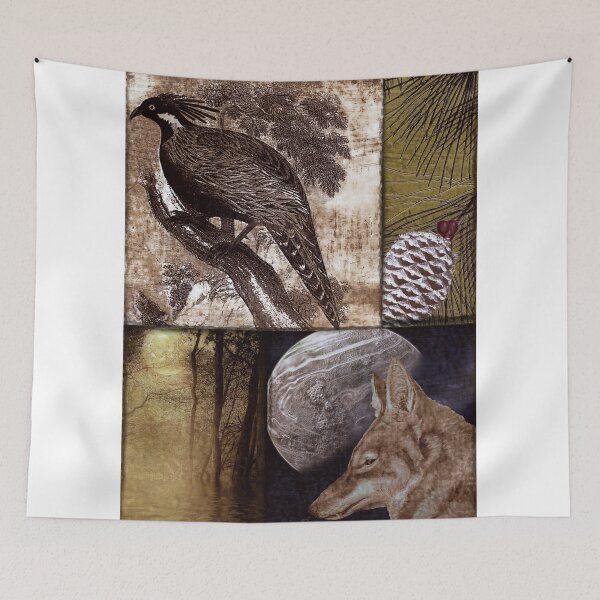 Item preview, Wild Game Patchwork Cabin Lodge X designed and sold by Sasha Art Gallery.