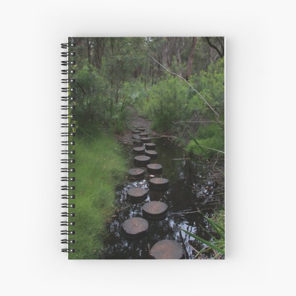Stream crossing Spiral Notebook