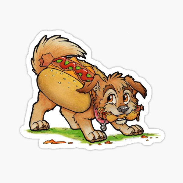 Hot Dog! Sticker