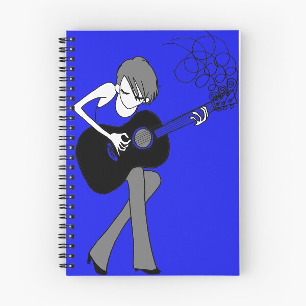 Item preview, The Girl and the Guitar designed and sold by Midori Furze.