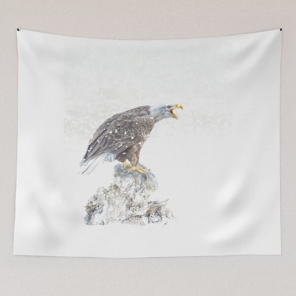 Item preview, Bald eagle in snowstorm designed and sold by Brian Tarr.