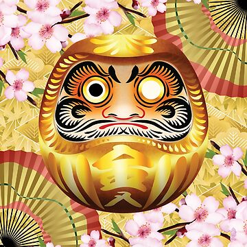 Gold Daruma Doll