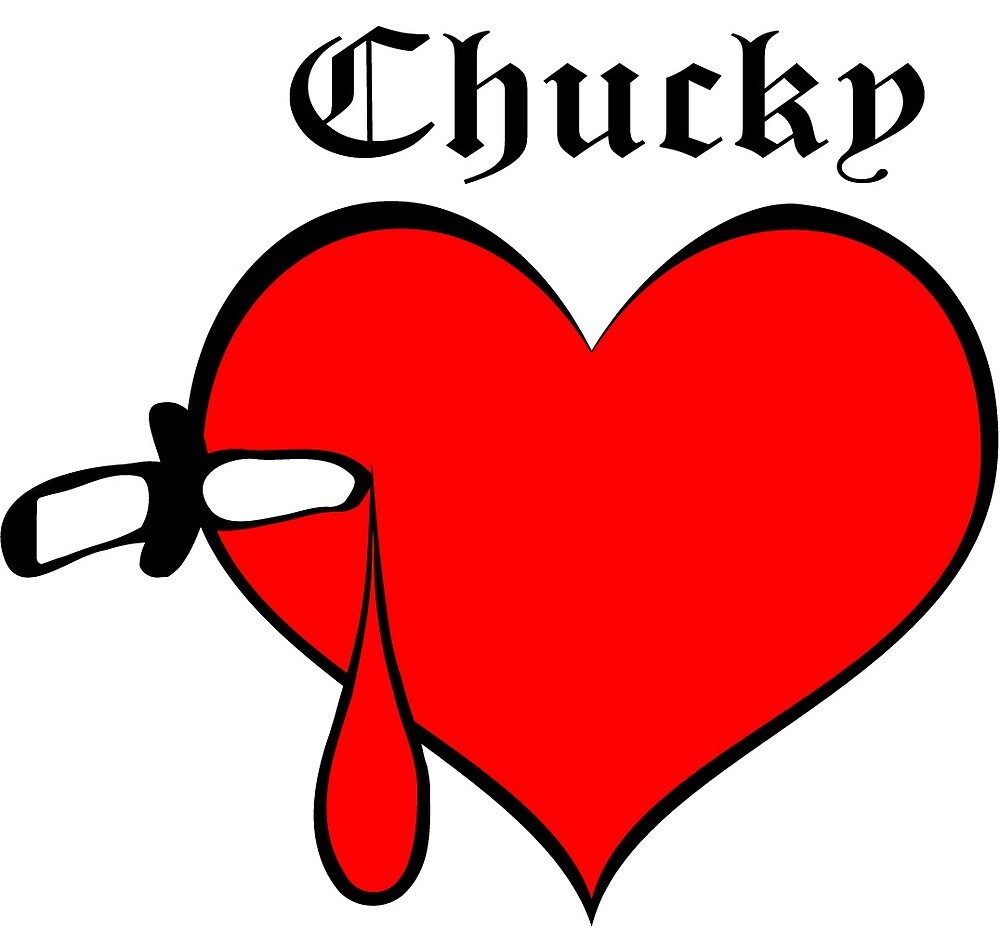 Bride Of Chucky Tiffany Heart Tattoo