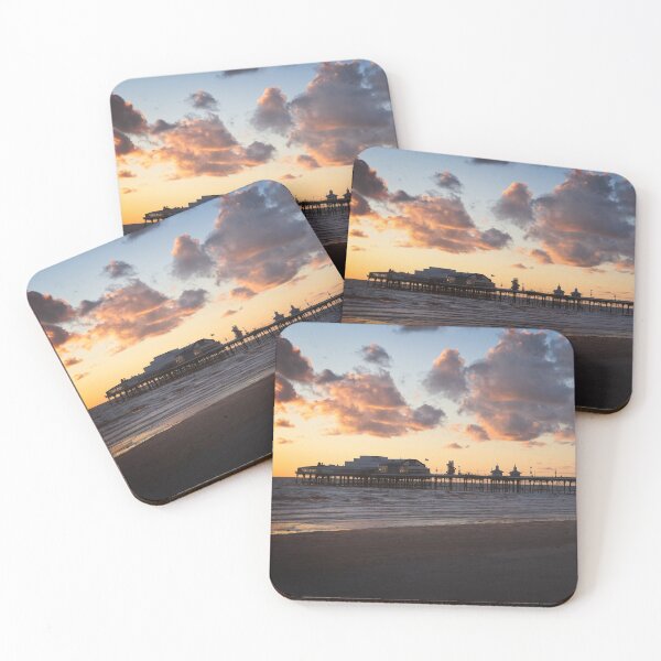 Item preview, Sunset At Blackpool North Pier designed and sold by rawshutterbug.