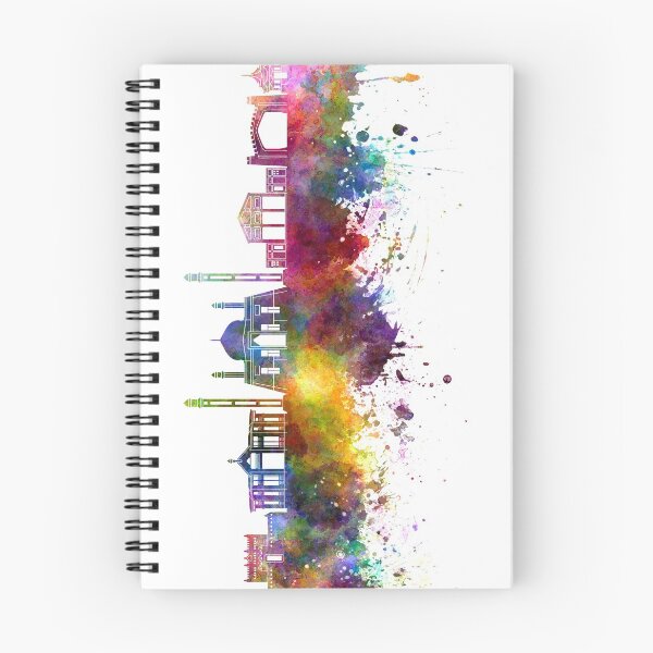 Item preview, Quetta  skyline in watercolor background designed and sold by paulrommer.