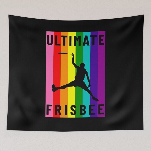 Item preview, Ultimate Frisbee Rainbow Flag designed and sold by hadicazvysavaca.