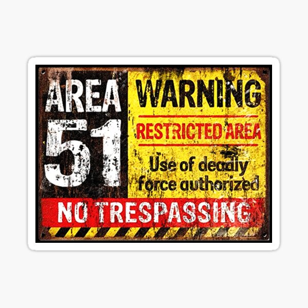 AREA 51 Sticker