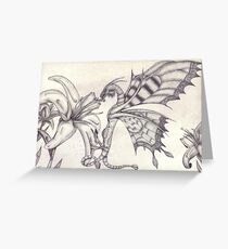 Fey Dragon Greeting Card