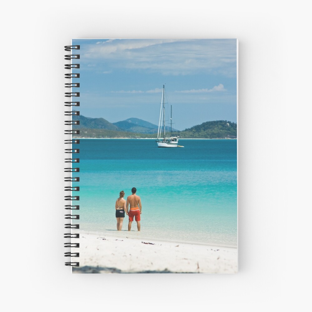 Whitehaven Beach Spiral Notebook