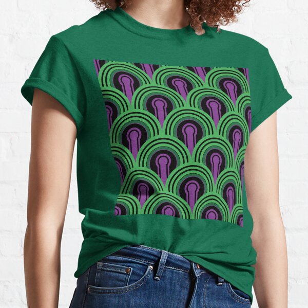 Overlook Hotel Carpet from The Shining: Purple/Green Classic T-Shirt